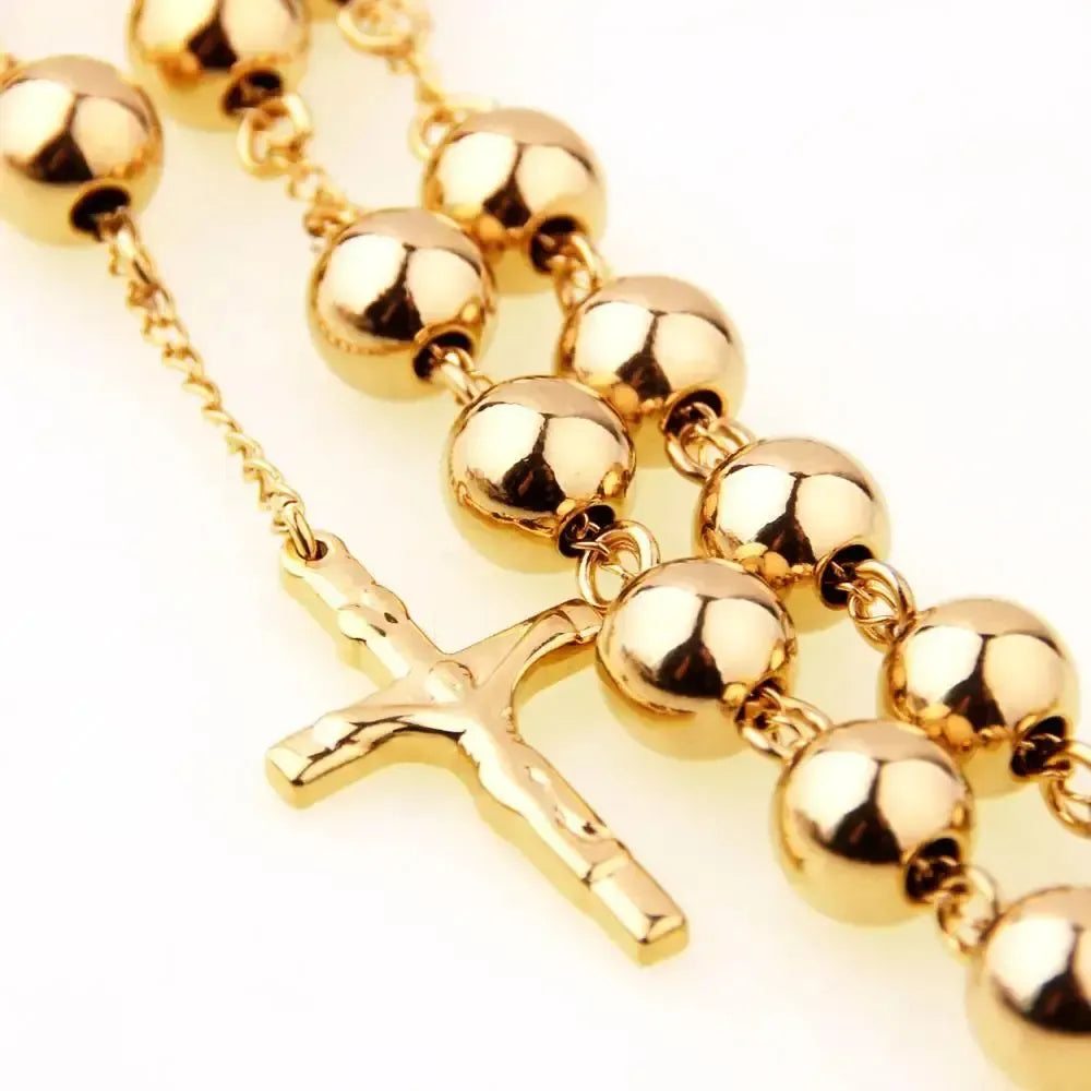chapelet en or pour homme-Boutique Chrétienne