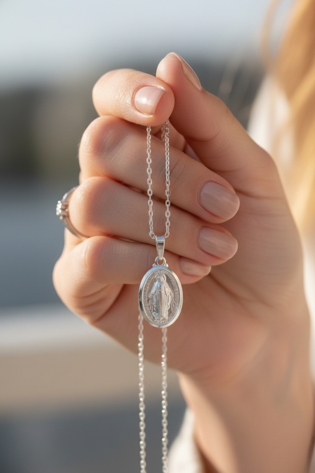 Medalla Milagrosa<br>Santa Madre Plata