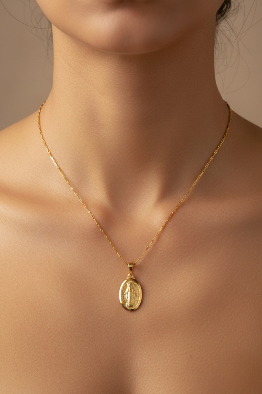 Medaille Miraculeuse Sainte Mère Or