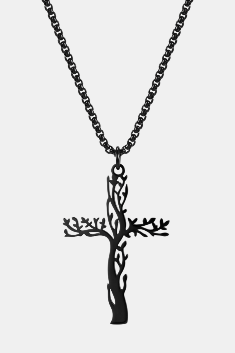 Pendentif Croix Arbre De Vie