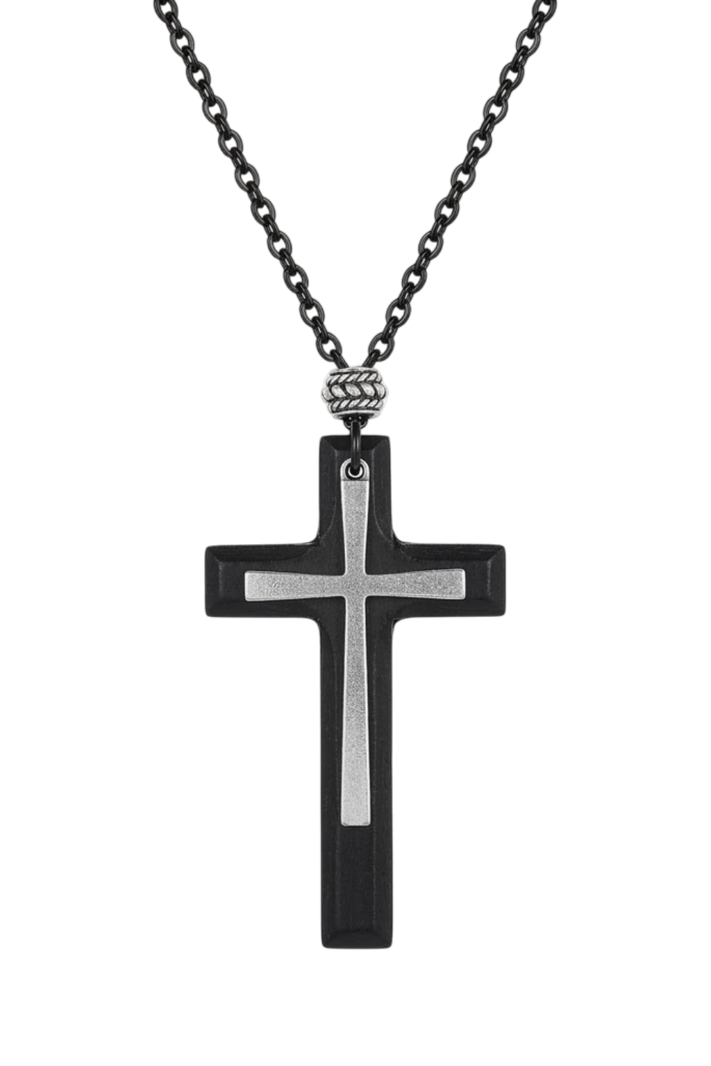 Pendentif Croix BOIS Homme - Boutique Chretienne