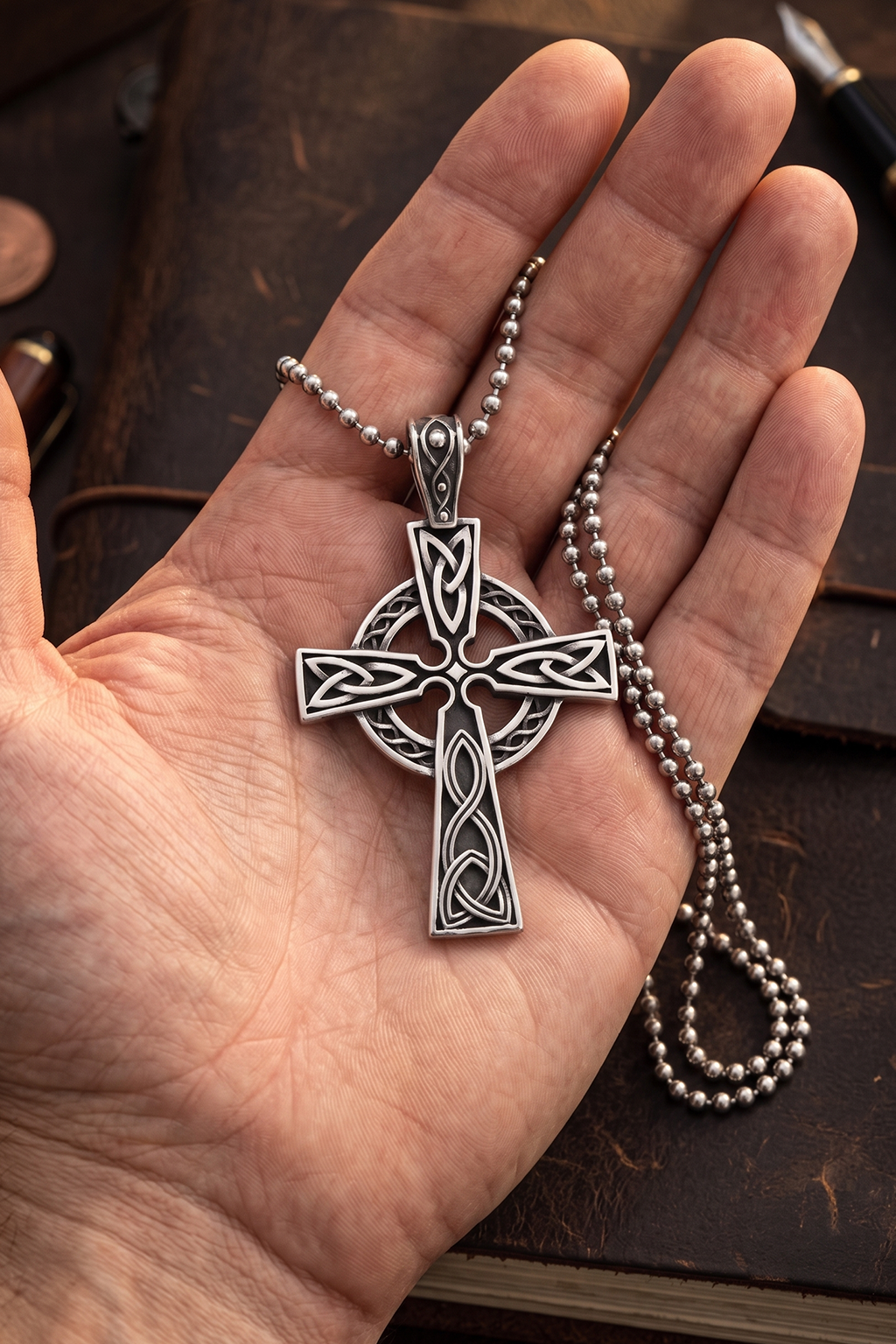 Pendentif Croix CELTIQUE - Boutique Chretienne