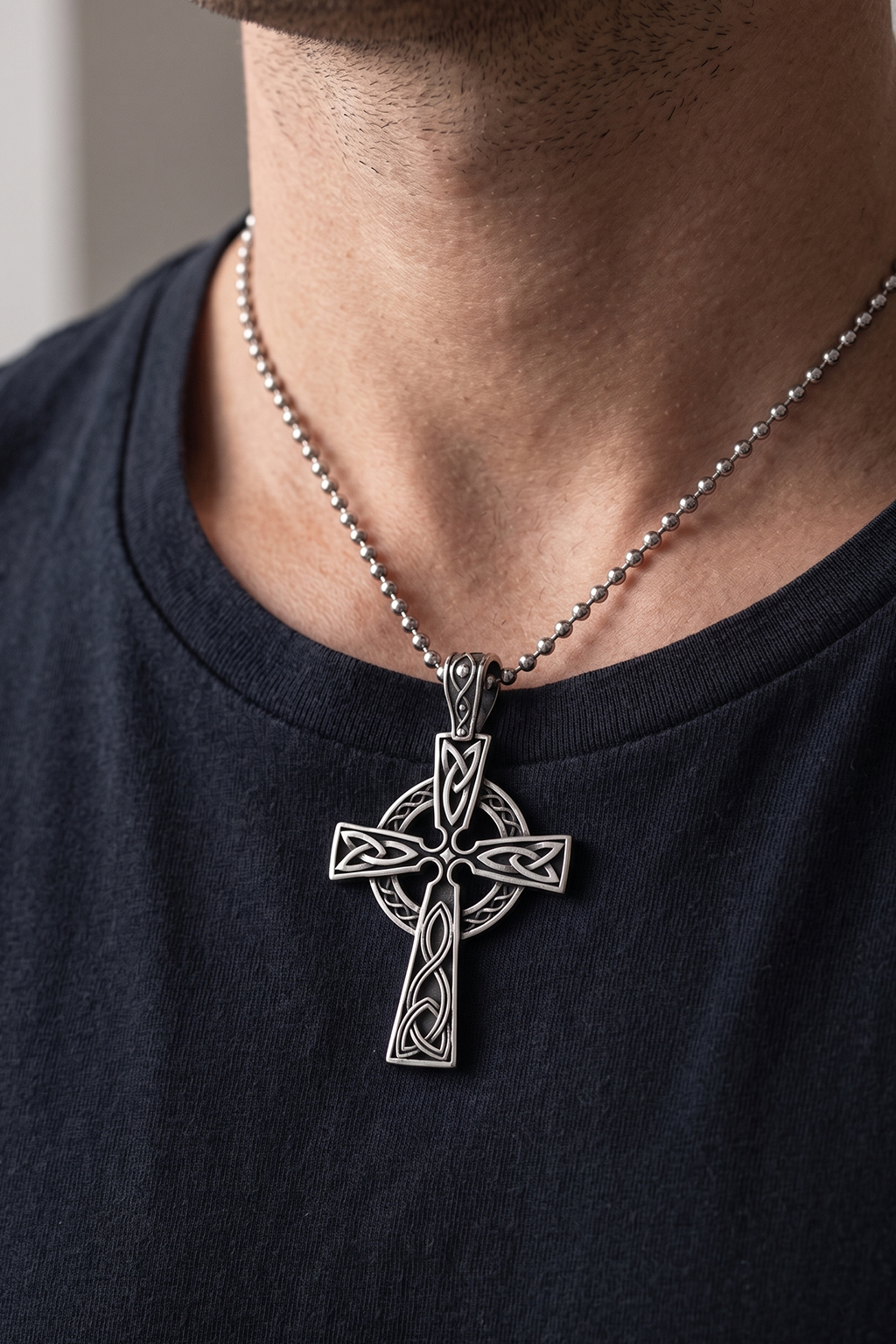 Pendentif Croix CELTIQUE - Boutique Chretienne