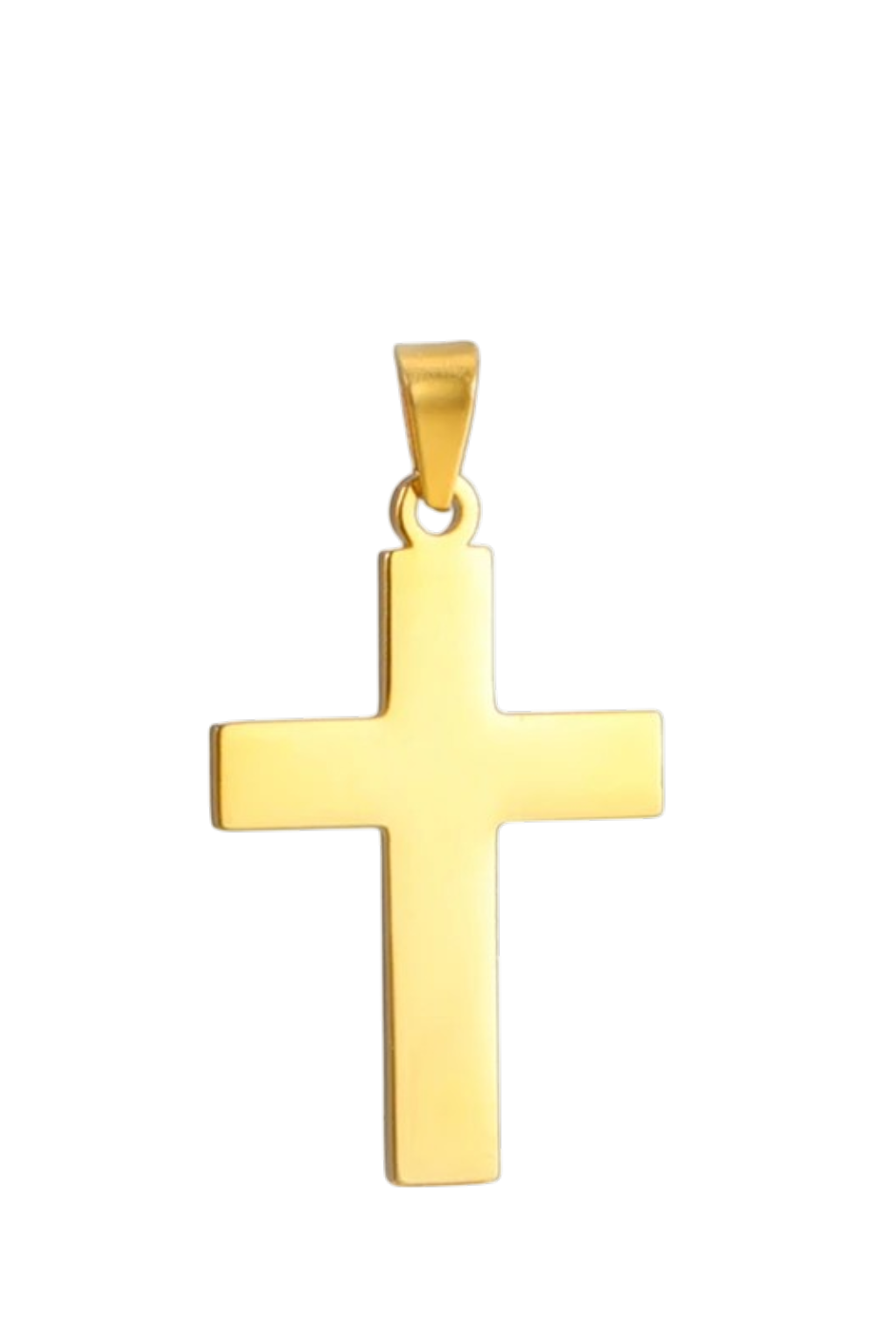 Pendentif Croix Homme Acier - Boutique Chretienne