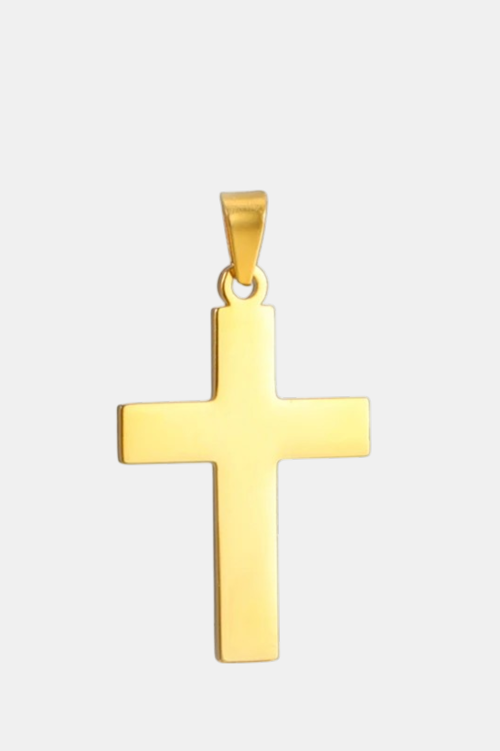 Pendentif Croix Homme Acier - Boutique Chretienne