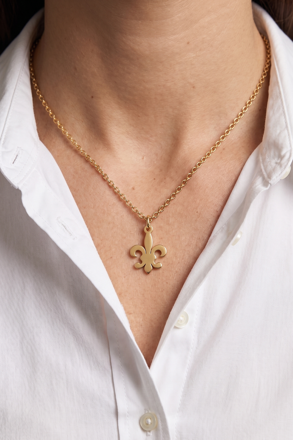 Pendentif Fleur De LYS - Boutique Chretienne