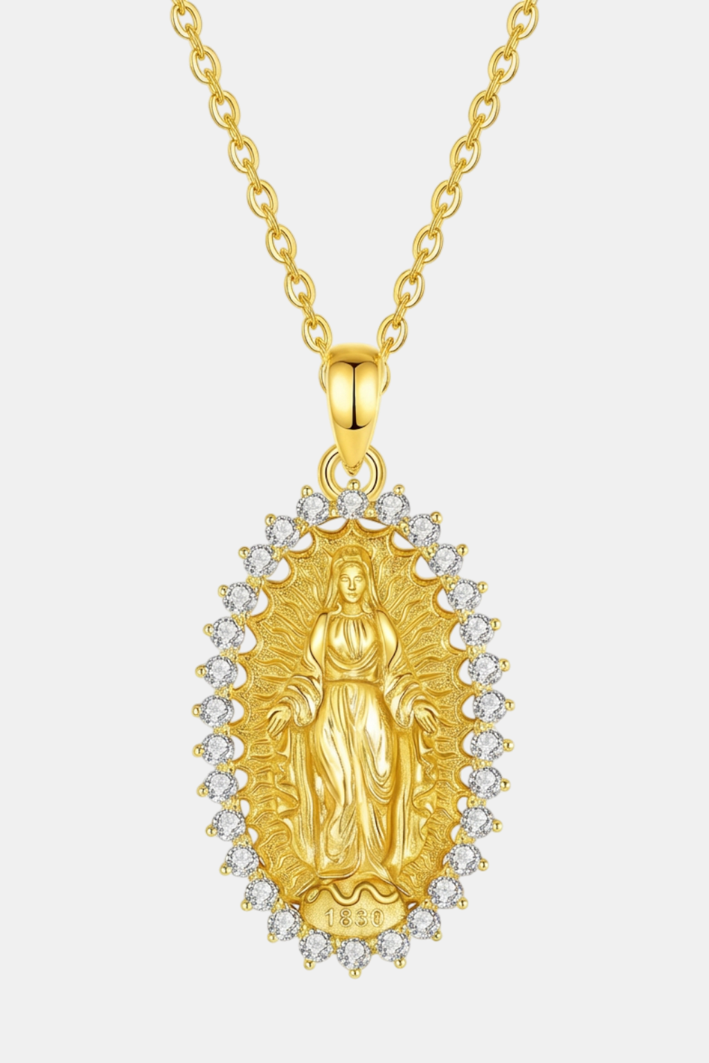 Pendentif Vierge Marie Or