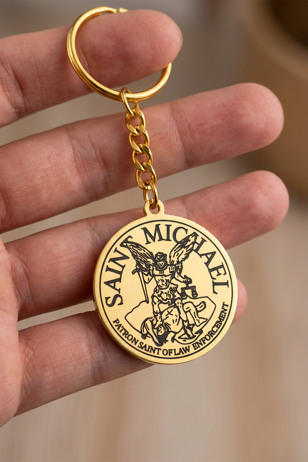 Saint Michel keychain