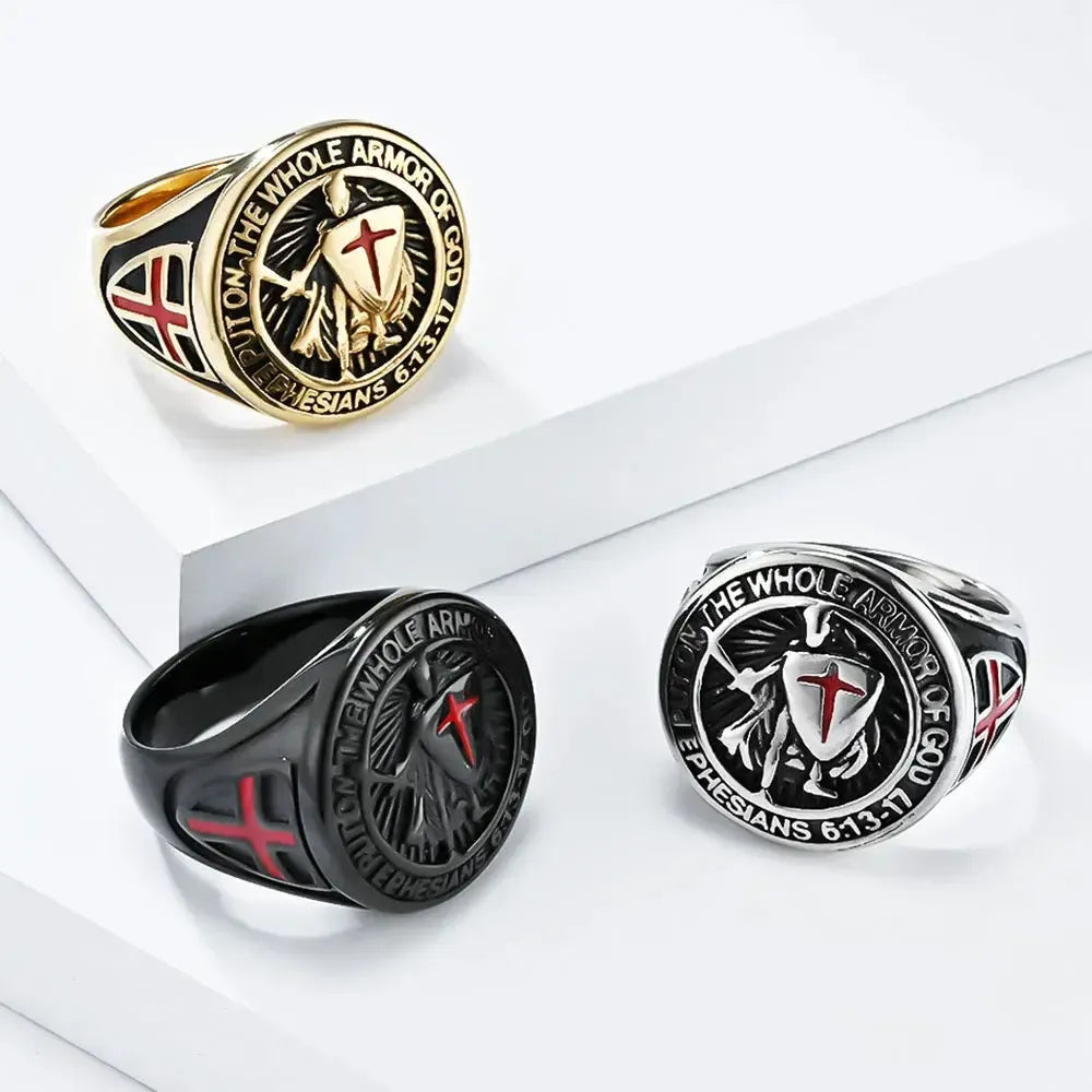 bague templiers-Boutique Chrétienne