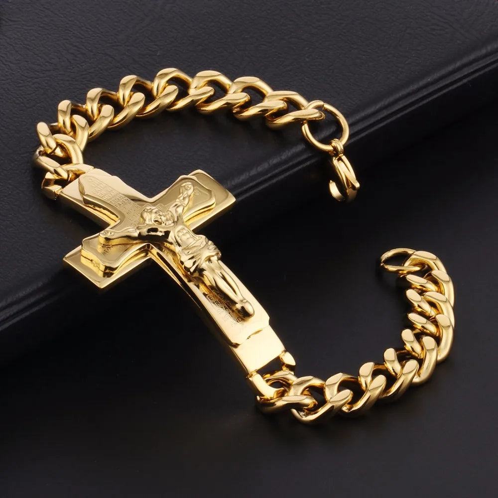 Bracelet Croix Chrétienne Homme - Boutique Chretienne