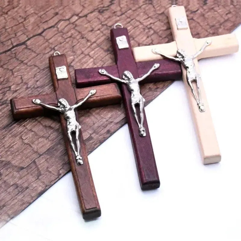 crucifix bois-Boutique Chrétienne