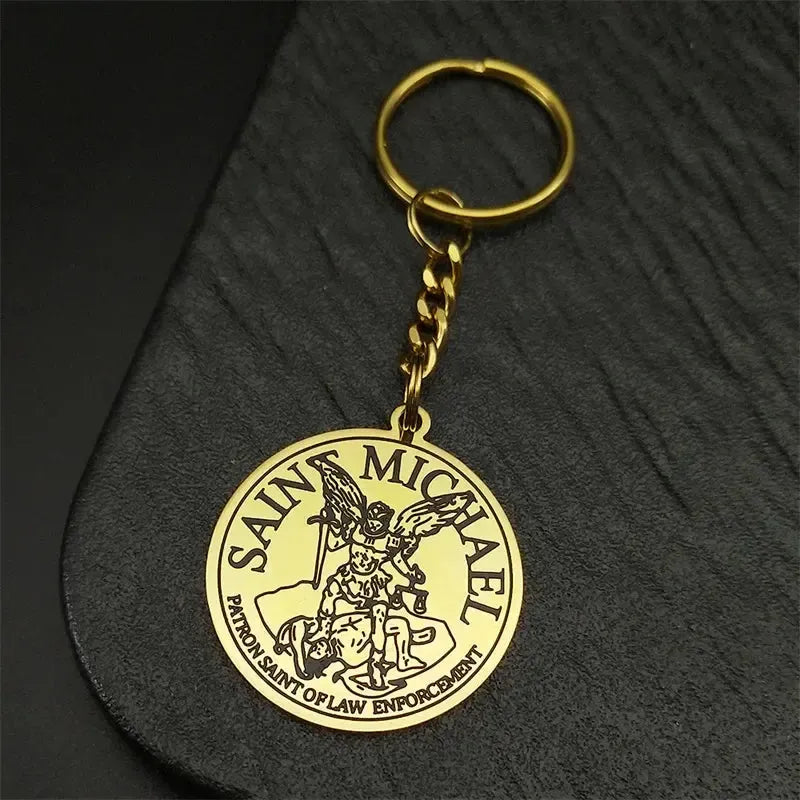 Porte clé saint michel-Boutique Chrétienne