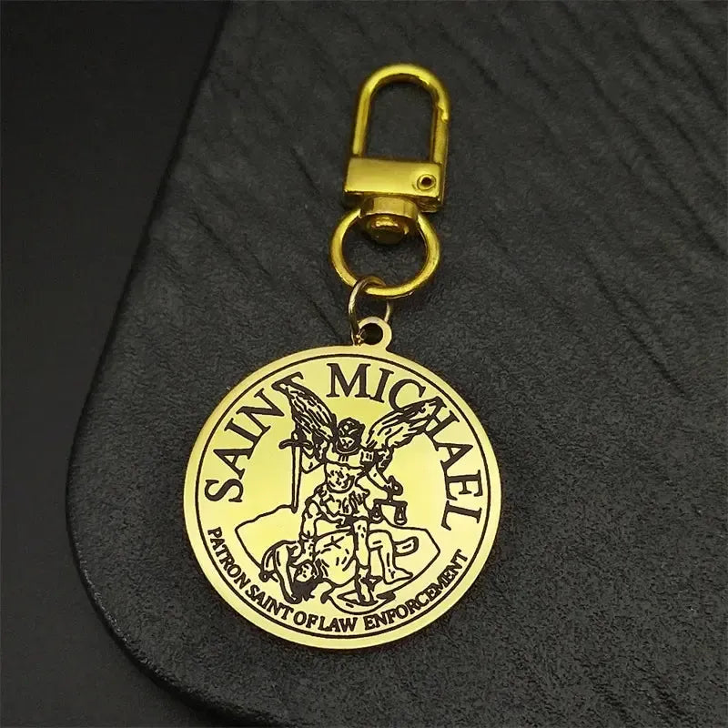 Porte clé saint michel-Boutique Chrétienne