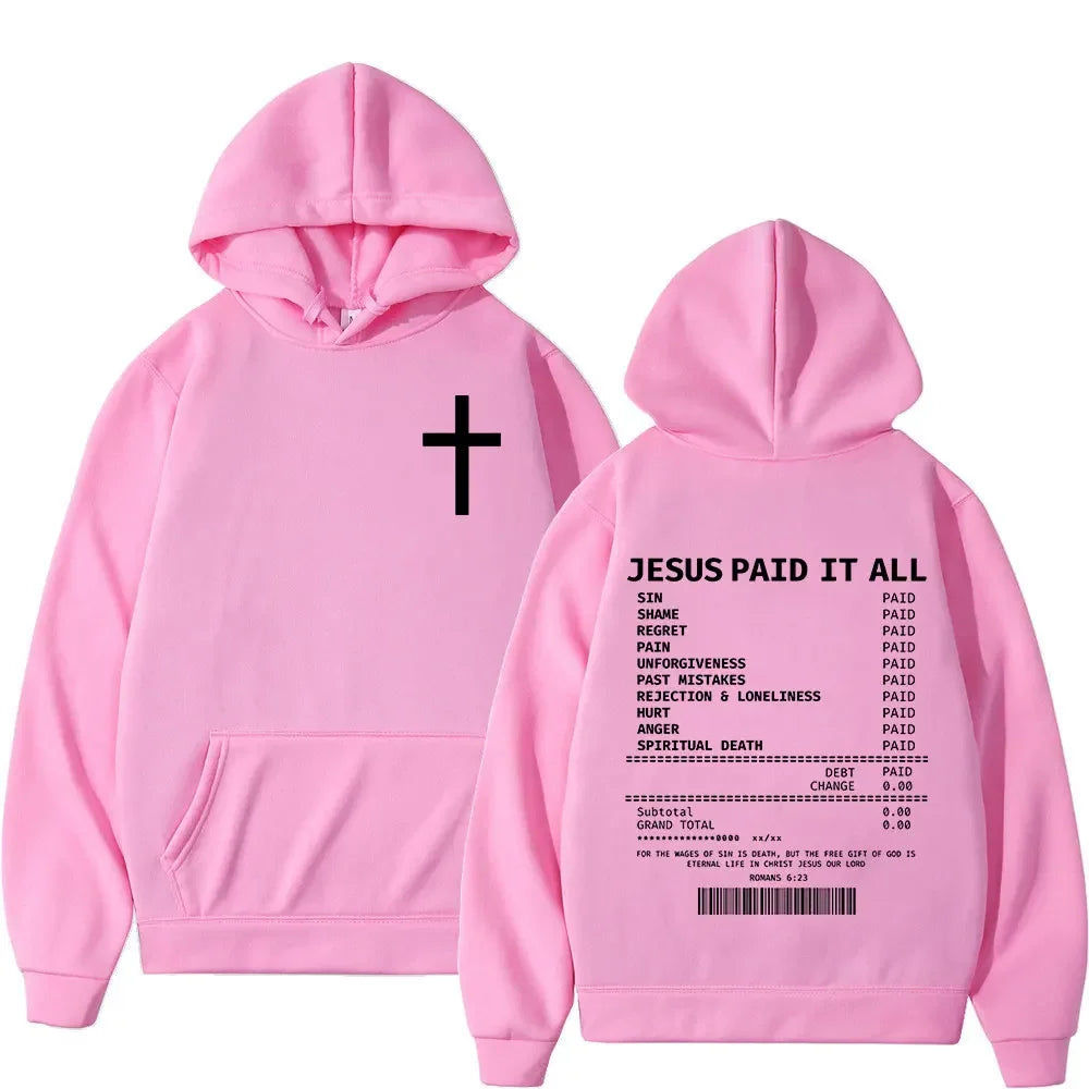 Pull Unisexes Christian Jesus Paid - Boutique Chretienne