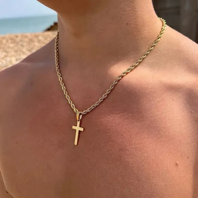 Pendentif Croix Fine