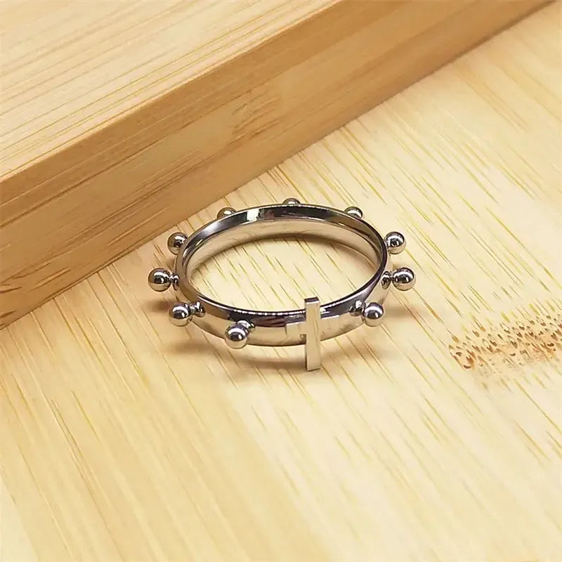 bague chapelet femme-Boutique Chrétienne