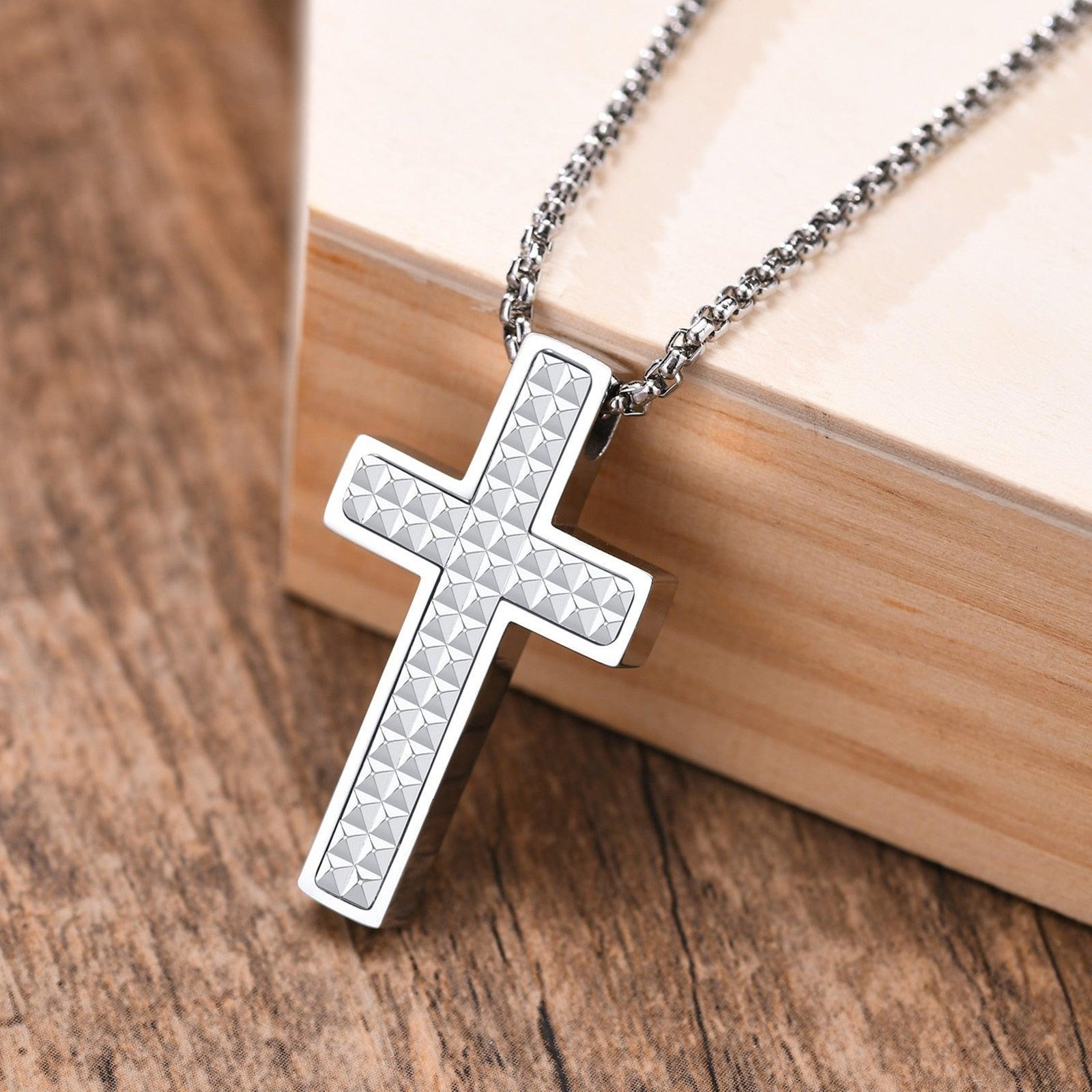 Croix en 3D Rhombus 60cm-Boutique Chrétienne