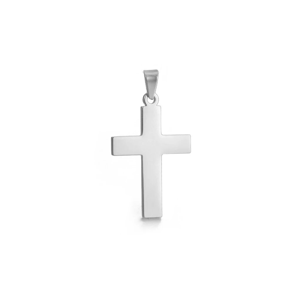 Pendentif Croix Homme Acier