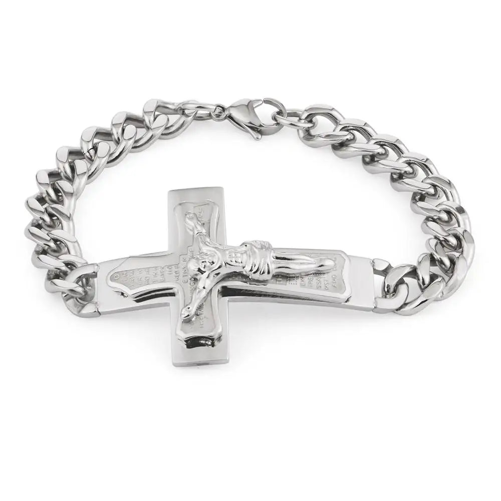 Bracelet Croix Chrétienne Homme - Boutique Chretienne