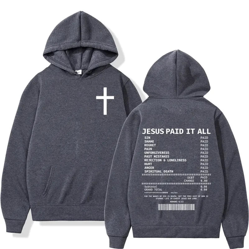 Pull Unisexes Christian Jesus Paid - Boutique Chretienne