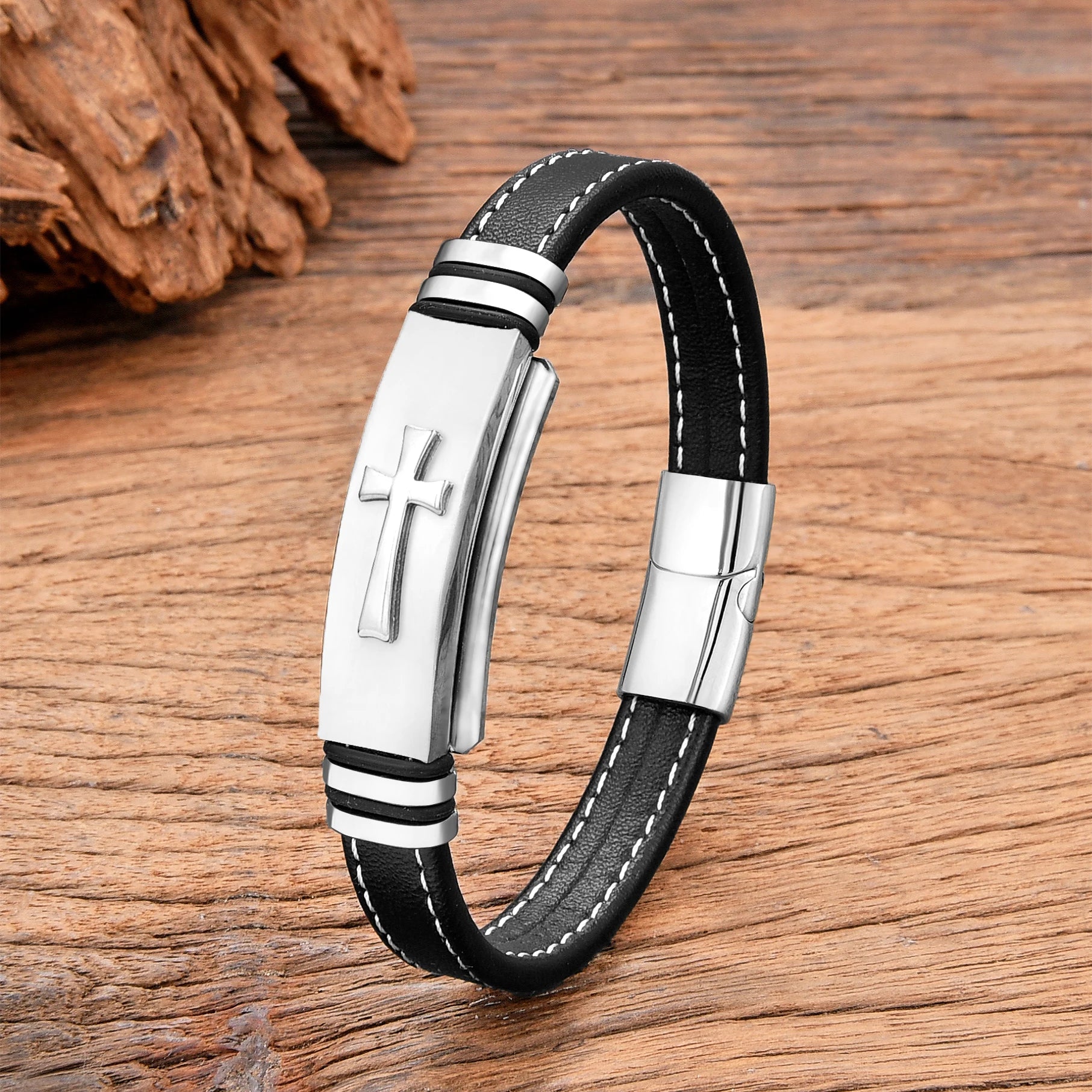 Bracelet Croix Jesus - Boutique Chretienne