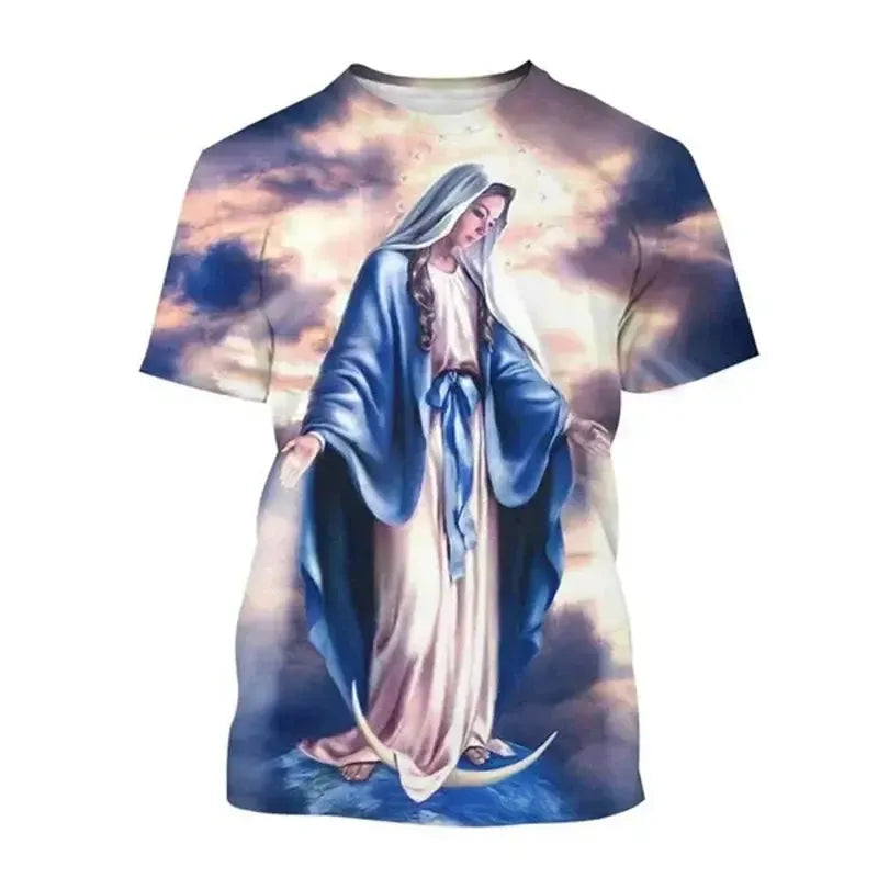 T shirt vierge marie-Boutique Chrétienne