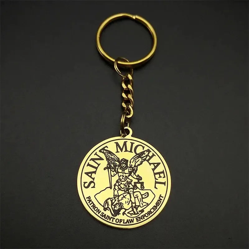 Porte clé saint michel-Boutique Chrétienne