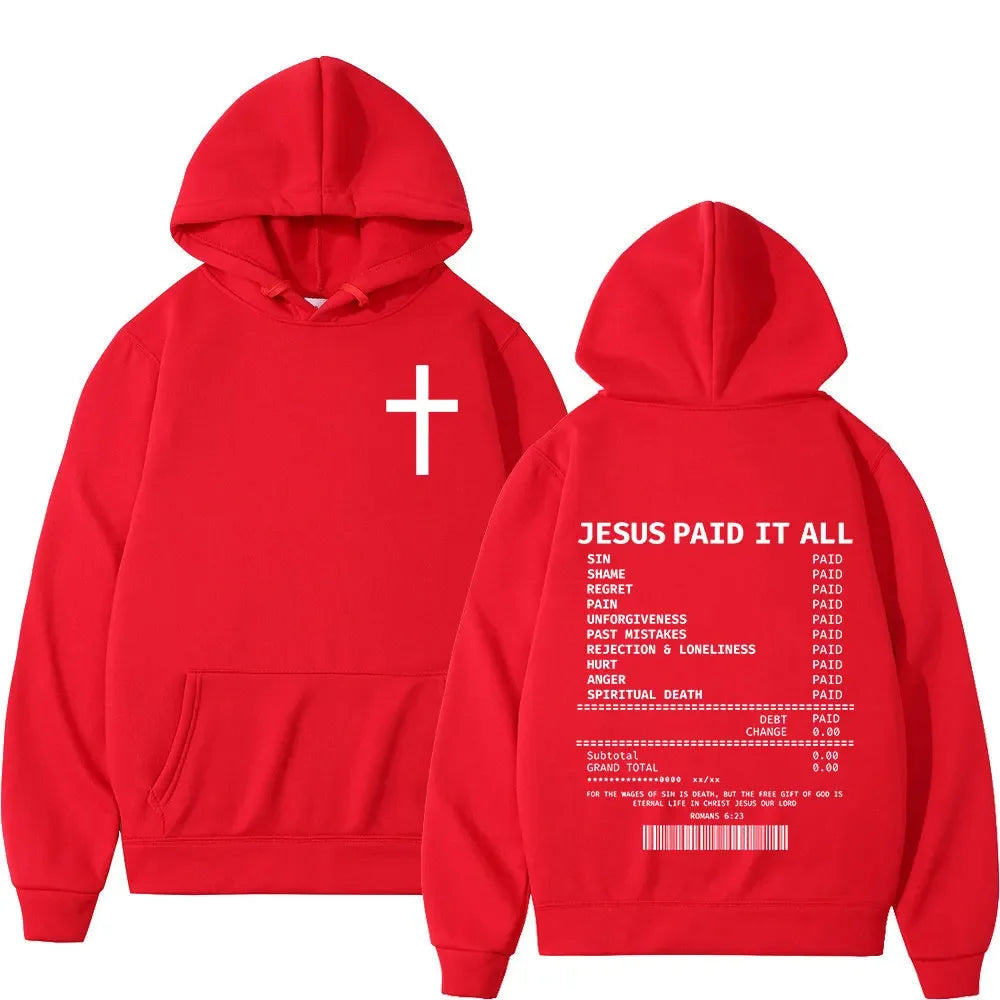 Pull Unisexes Christian Jesus Paid - Boutique Chretienne