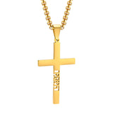 Collier Homme avec Pendentif Croix