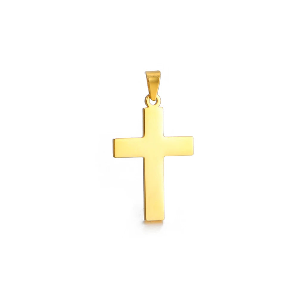 Pendentif Croix Homme Acier