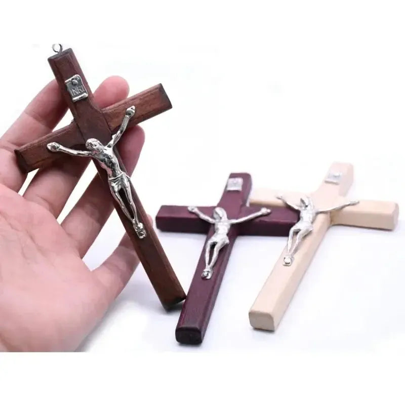 crucifix bois-Boutique Chrétienne