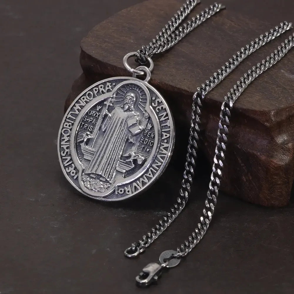 Medaillon st benoit-Boutique Chrétienne