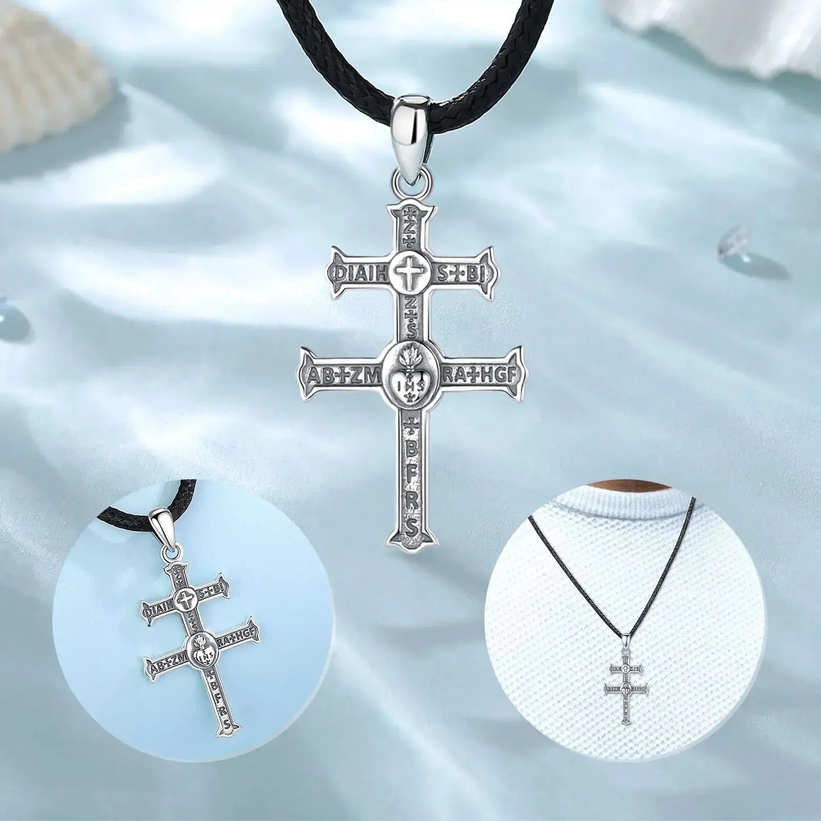 Pendentif croix de lorraine-Boutique Chrétienne