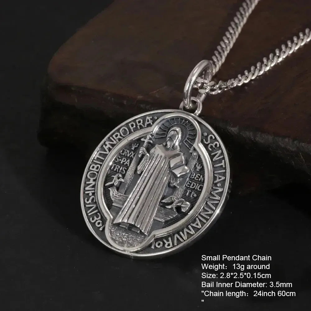 Medaillon st benoit-Boutique Chrétienne