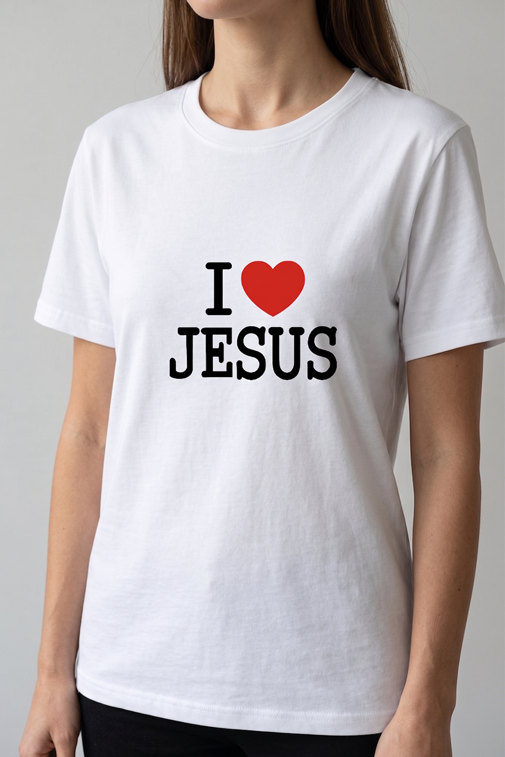 T-Shirt I Love Jesus - Boutique Chretienne