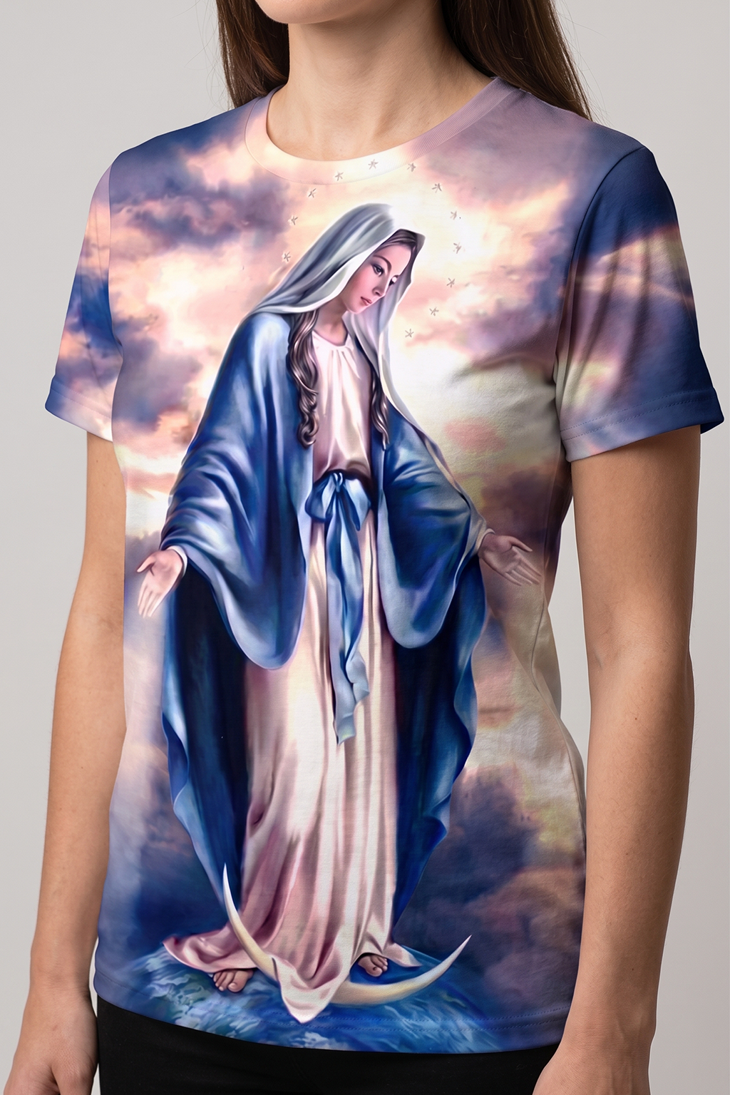 T-Shirt Vierge Marie - Boutique Chretienne