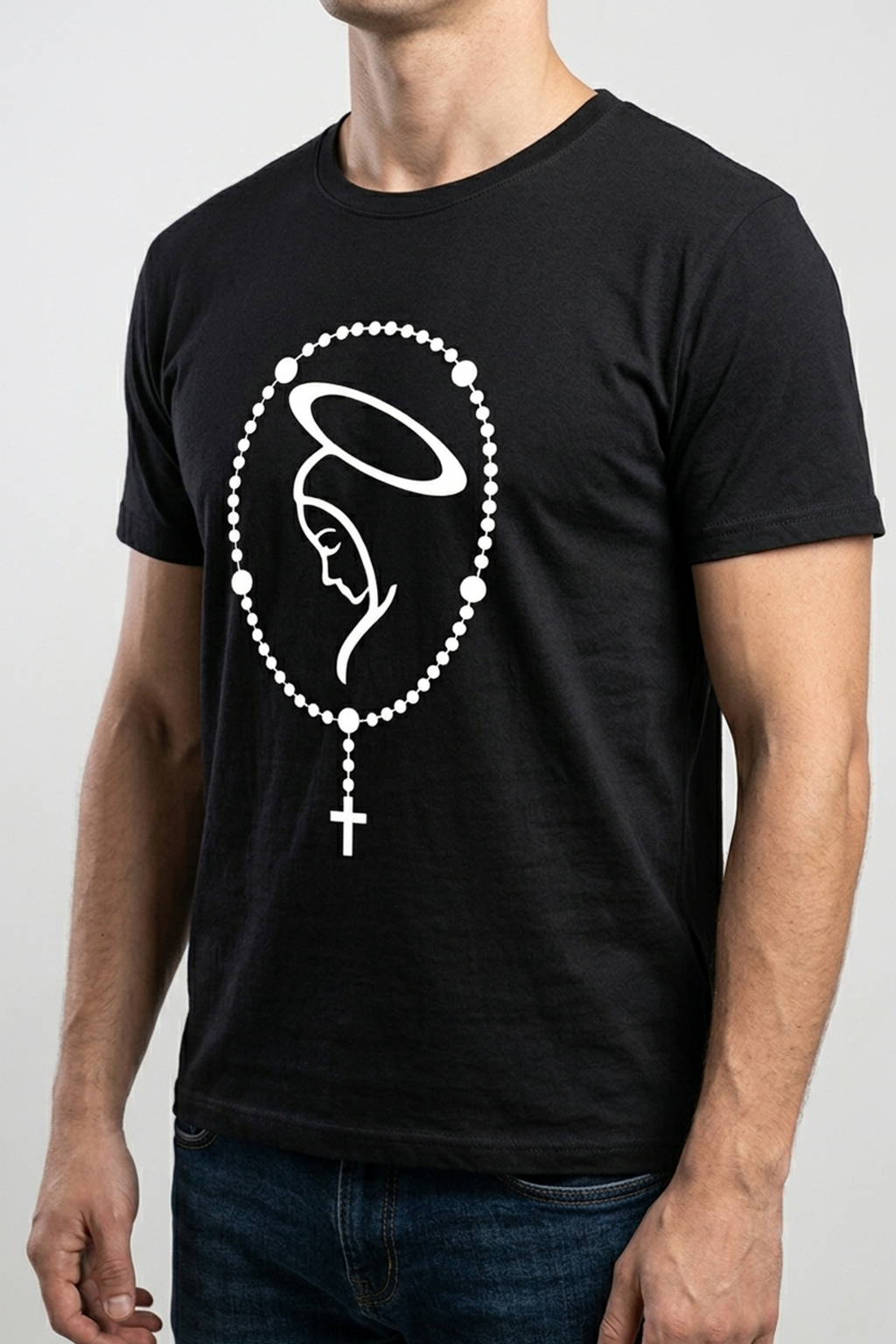 T-shirt Chapelet - Boutique Chretienne
