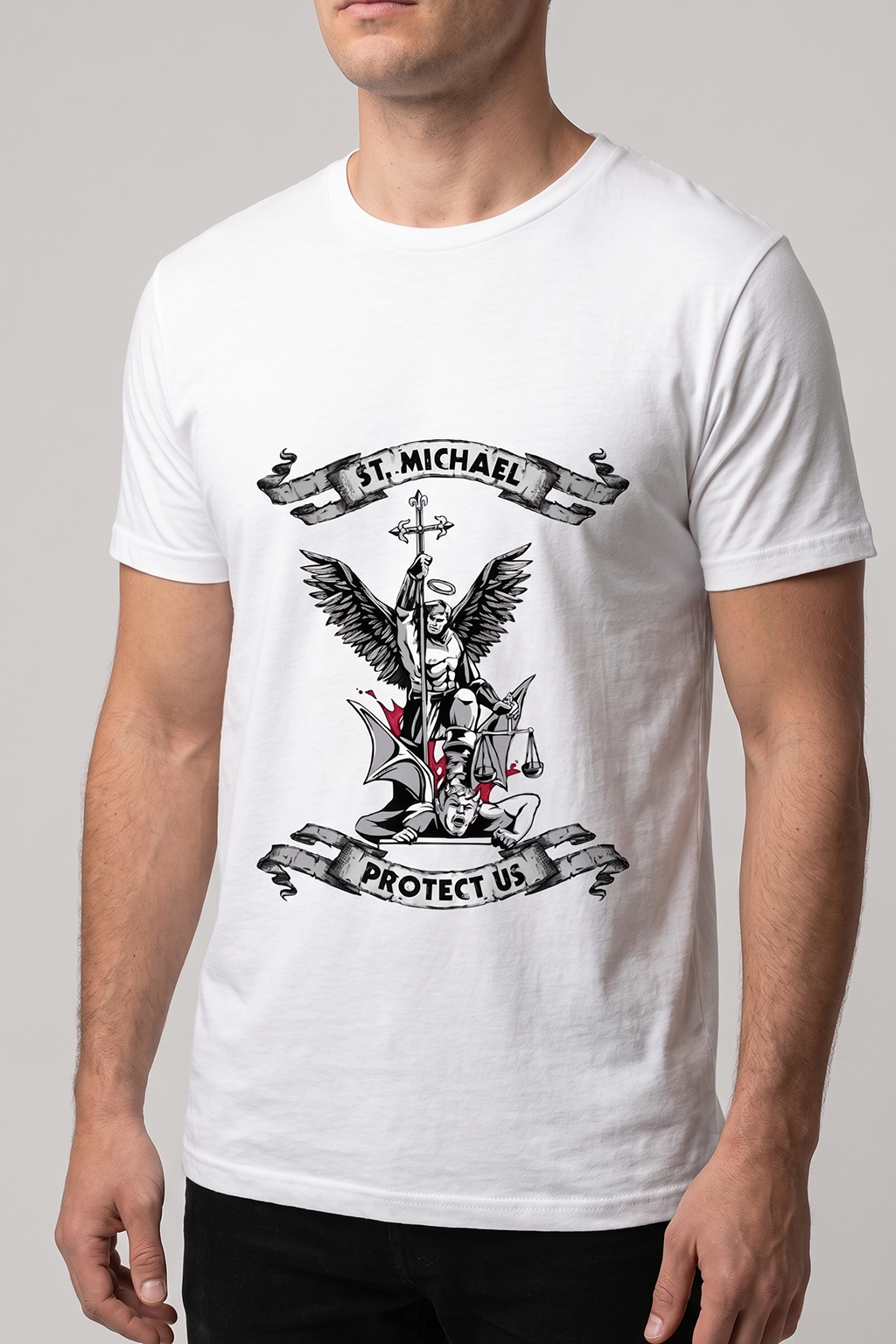 T-shirt ST Michel - Boutique Chretienne