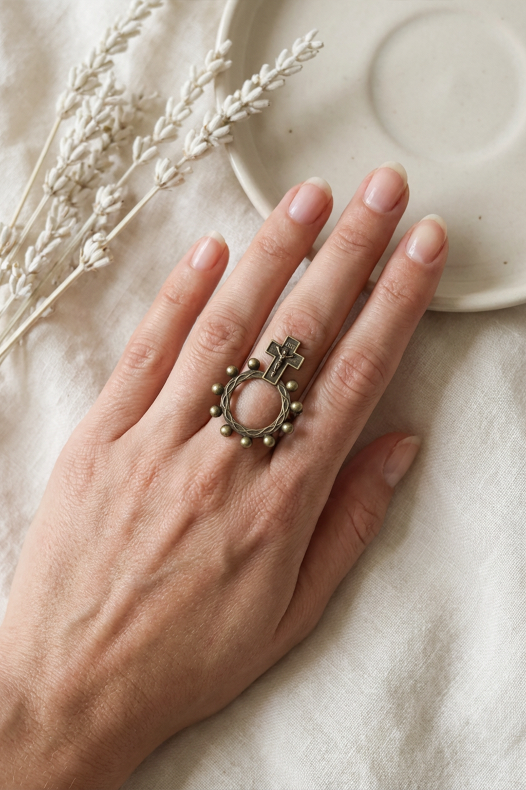 anillo rosario decenario