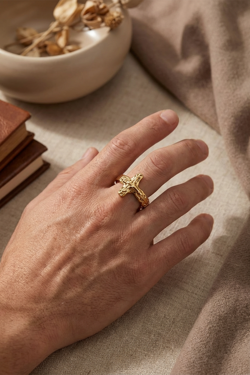 Bague Chapelet Homme