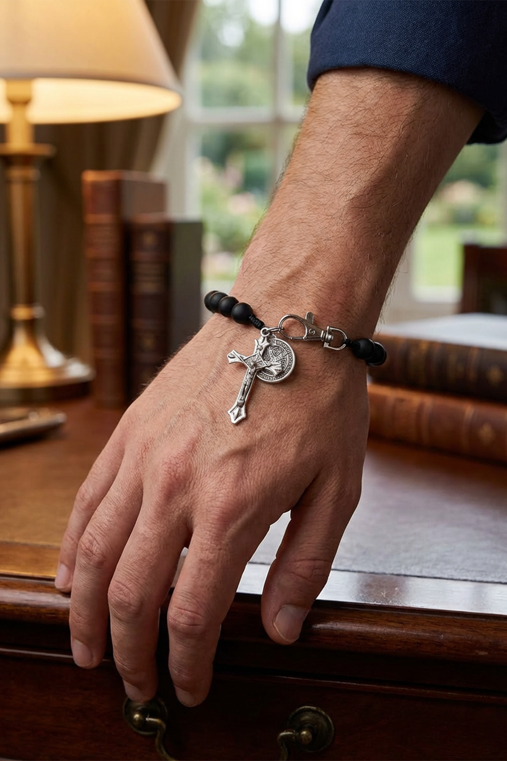 Bracelet Chapelet Noir