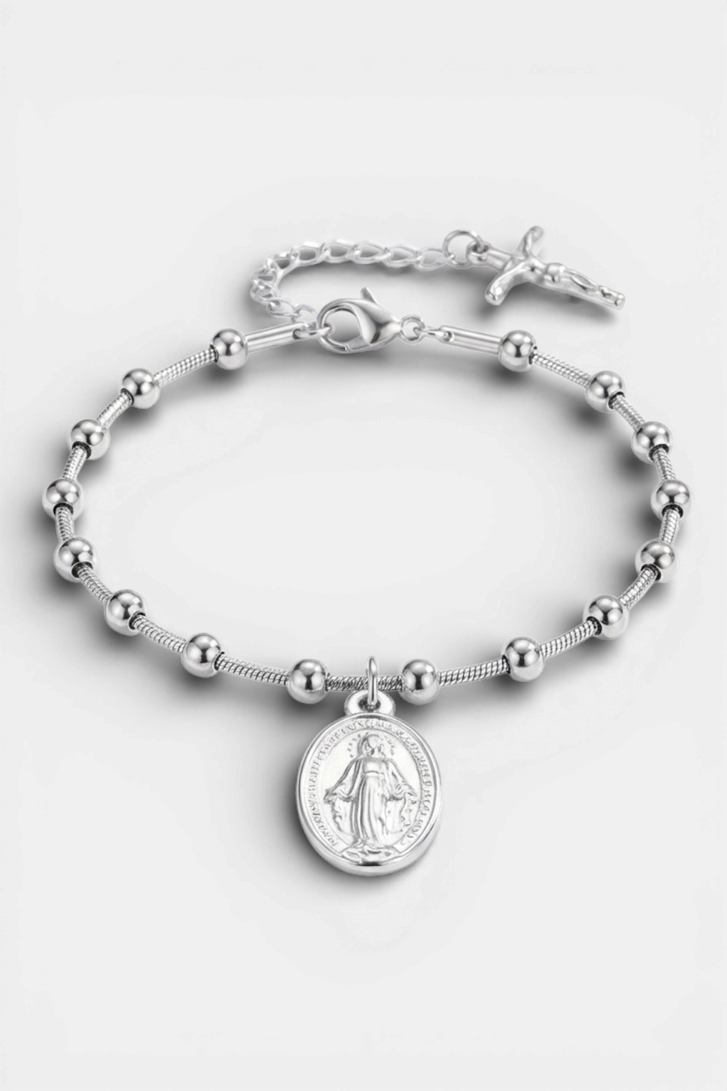 Bracelet Vierge Marie Argent