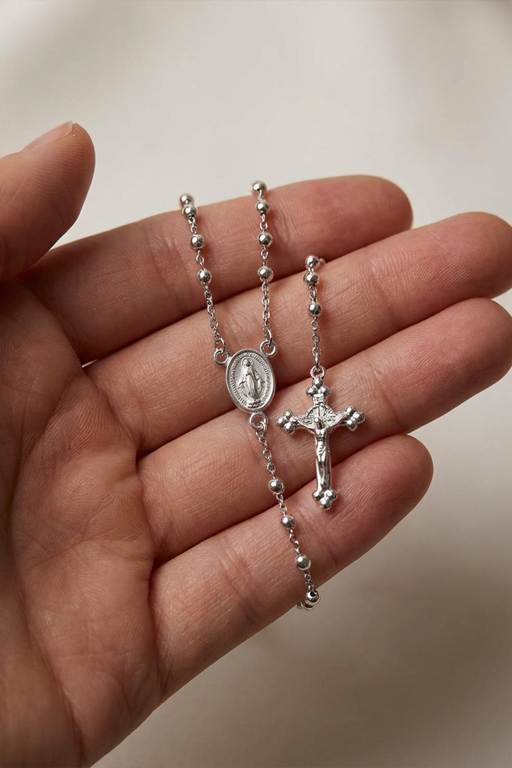 rosario in argento 925