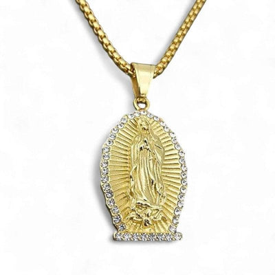 Collier Religieux<br> Pendentif Vierge Marie-Boutique Chrétienne