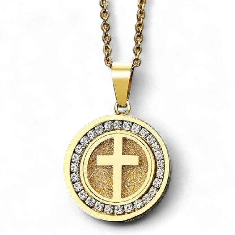 Medaille religieuse<br> Croix en Or-Boutique Chrétienne