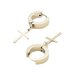Boucles d'oreilles petites croix ALIENOR Argent