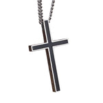 Collier Croix Chrétien</br>Croix en Acier Homme