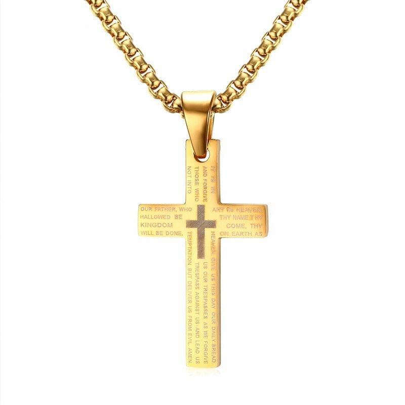 Pendentifs Croix Prière de la Bible-Boutique Chrétienne