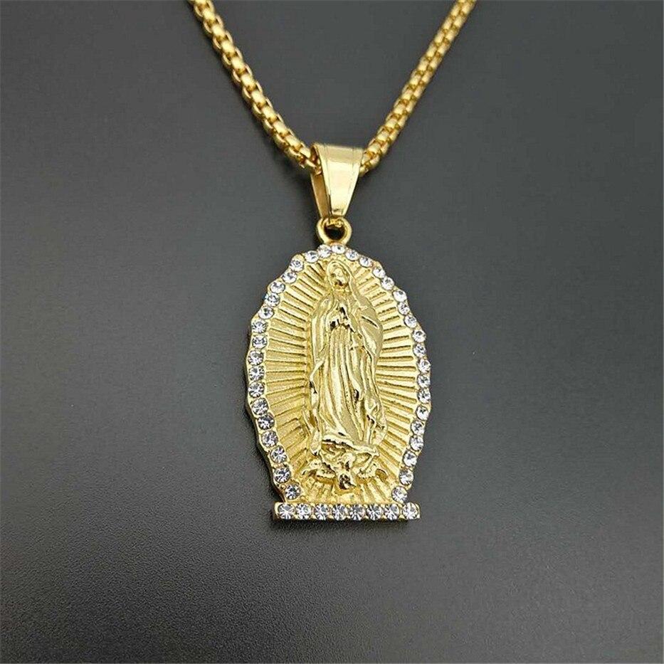 Collier Religieux<br> Pendentif Vierge Marie-Boutique Chrétienne