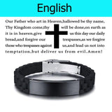 Bracelet Manchette Noir<br> Le Notre Père